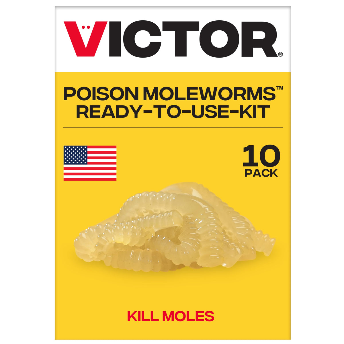 Victor front packaging showing full 10-pack and included items for easy identification and use