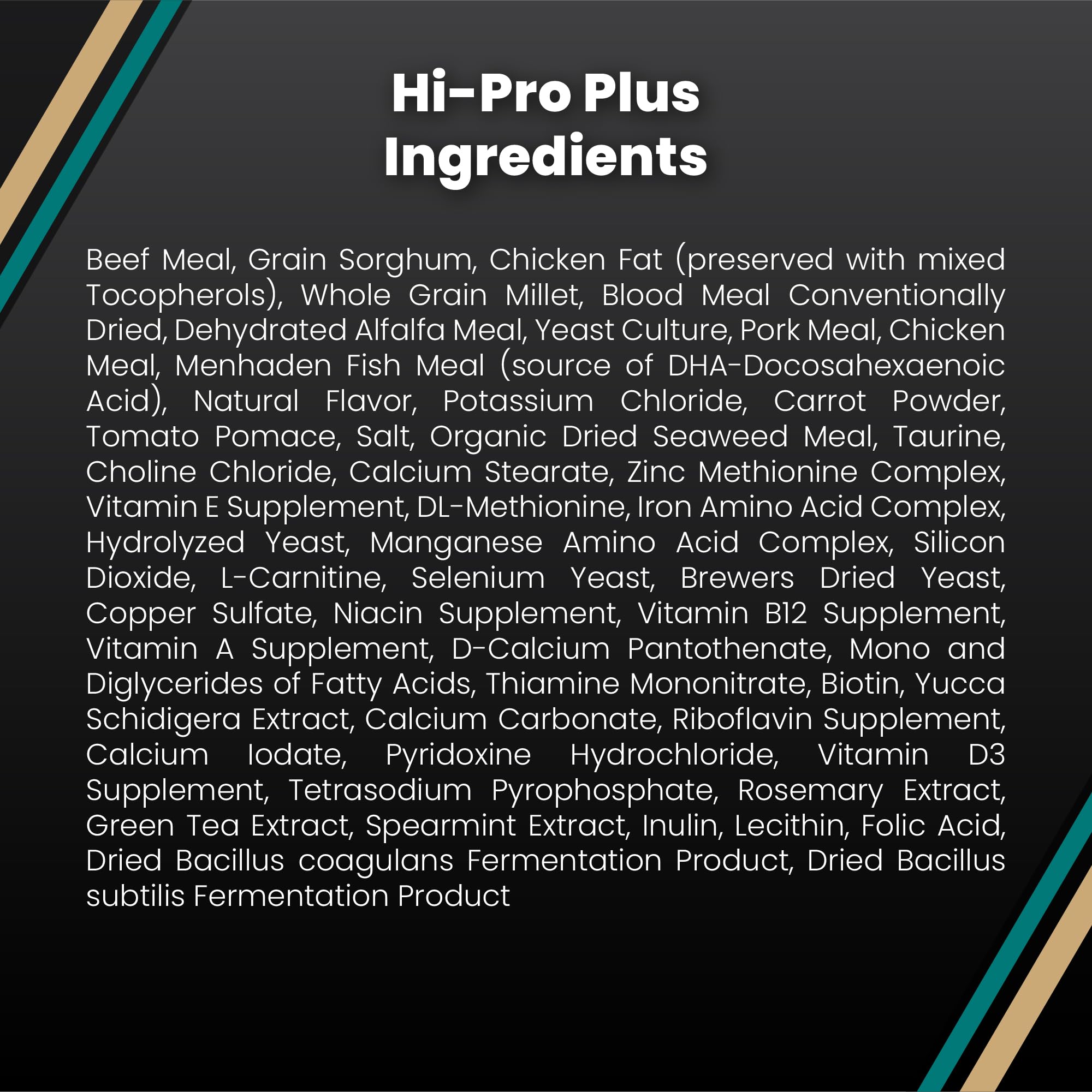 VICTOR Hi-Pro Plus packaging detail with freshness seal and benefits