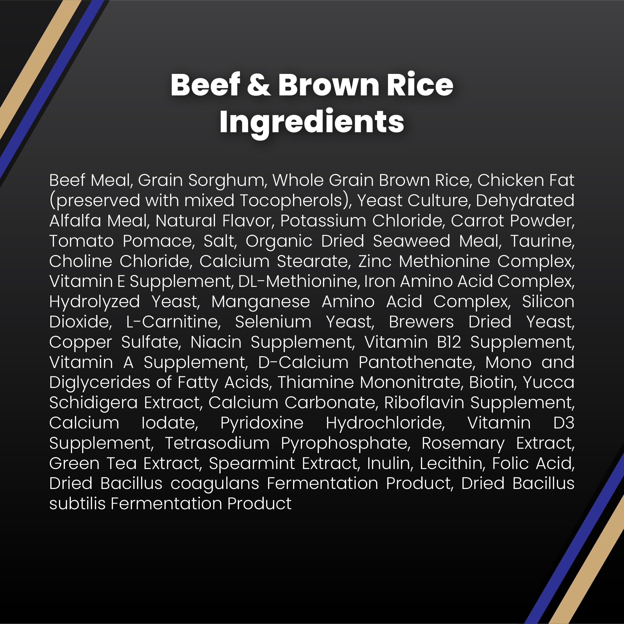 VICTOR ranch ingredients displayed showing regional sourcing benefit