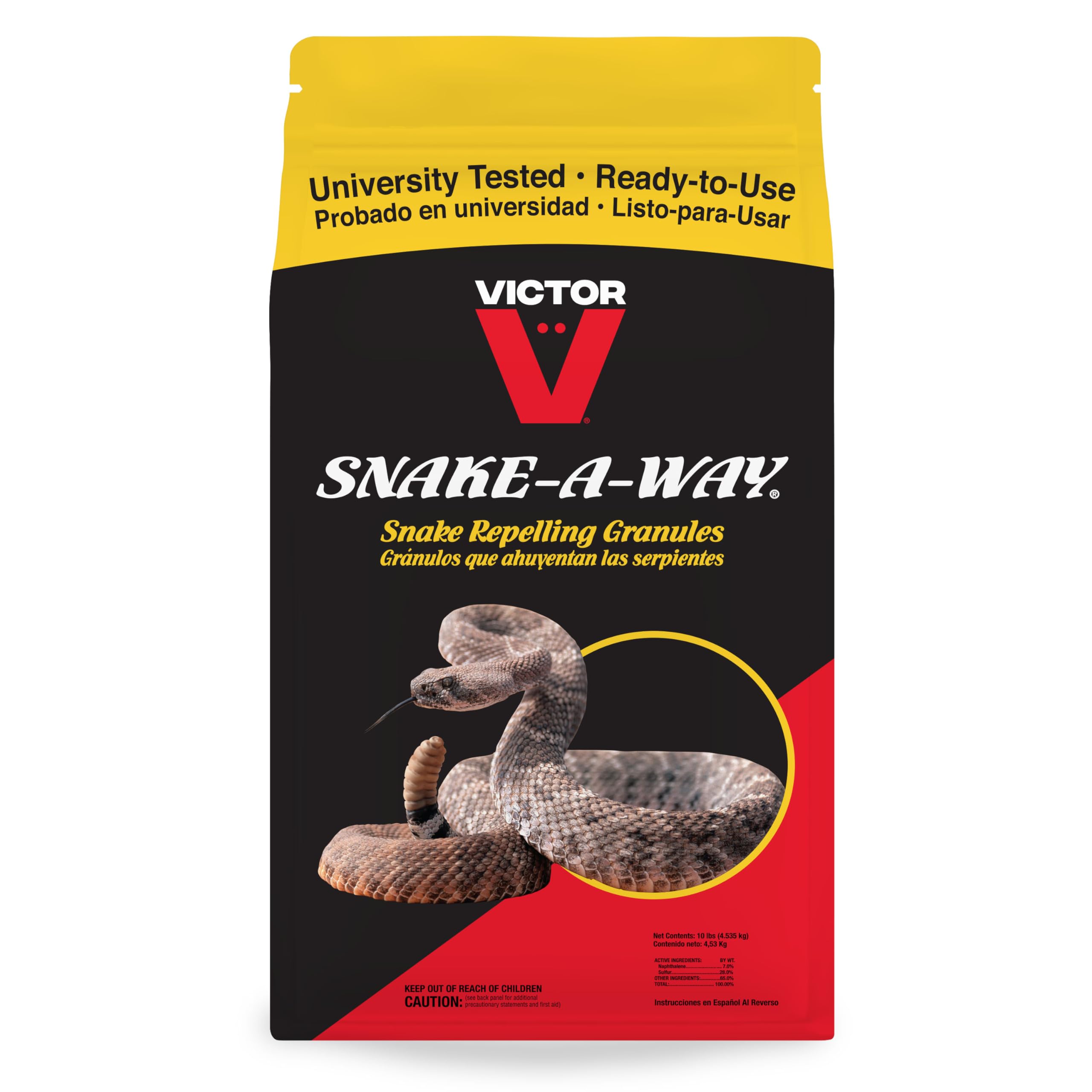 Victor granules after rainfall being reapplied to maintain protective barrier effectiveness