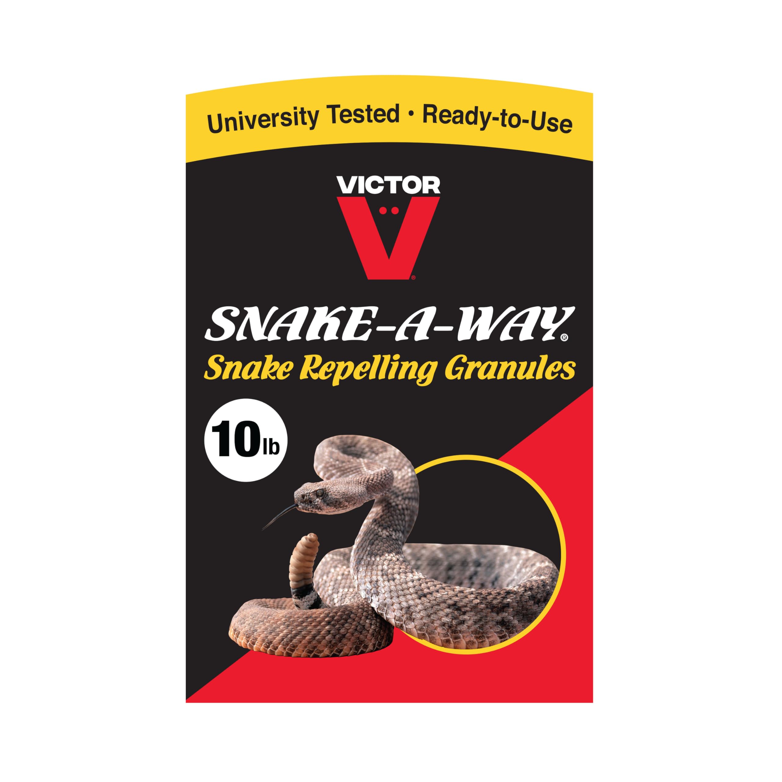 Victor bag front view showing product name and 10 lb size for clear identification