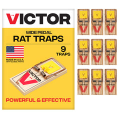 Victor front packaging showing 9-pack and product benefits