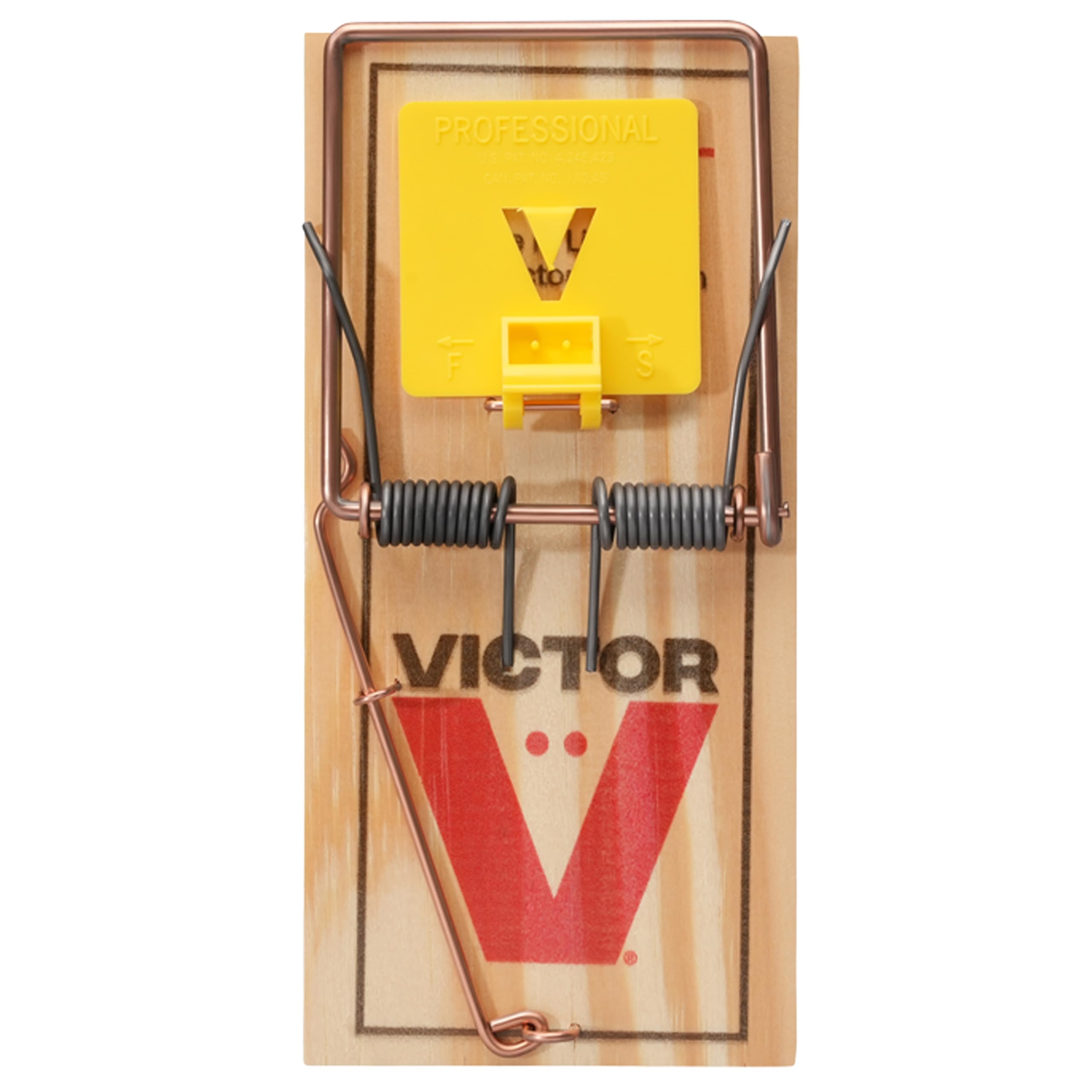 Victor nine traps arranged to display full pack contents