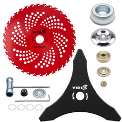 vidica front packaging shows both blades and adapters for easy identification and purchase