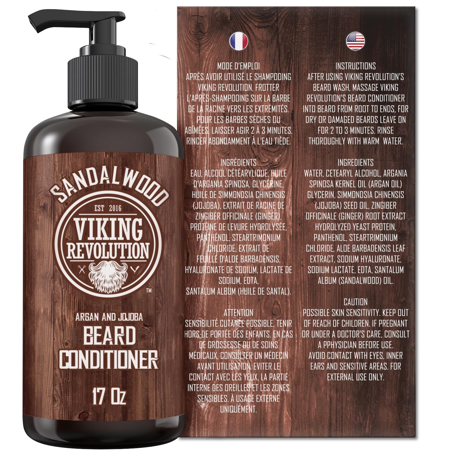 Viking Revolution before and after beard comparison showing smoother, softer beard
