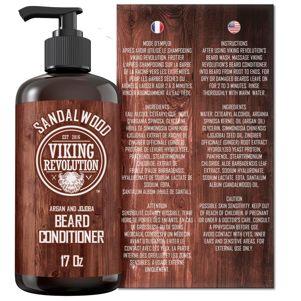 Viking Revolution before and after beard comparison showing smoother, softer beard