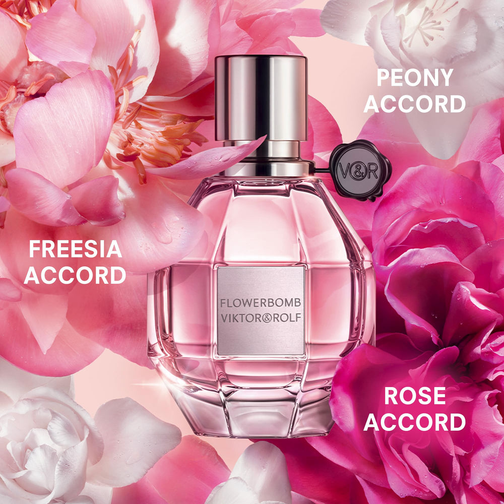 Viktor&Rolf bottle side profile highlighting premium silhouette and refined finish