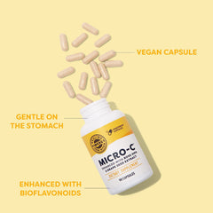 Vimergy Micro-C powder in smoothie showing mixology convenience and portability
