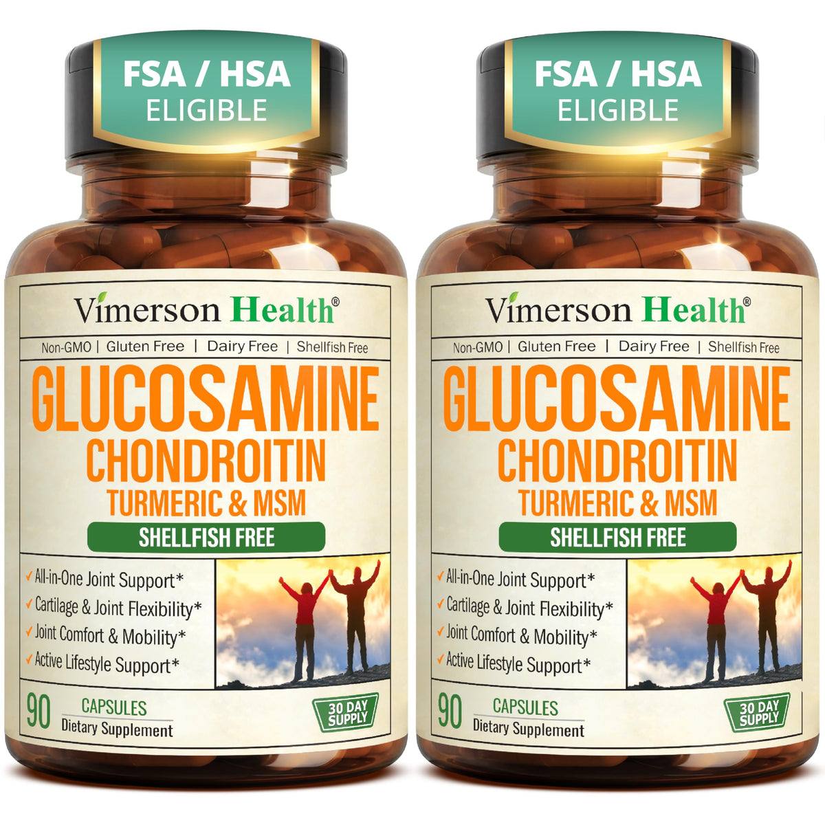Vimerson Health front bottles showing product packaging and clear labeling benefit