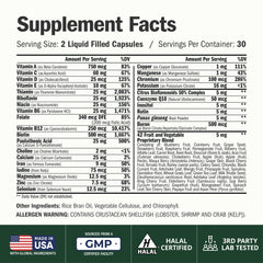 Vimerson Health capsules in a man’s hand showing size and convenient daily dosing visual