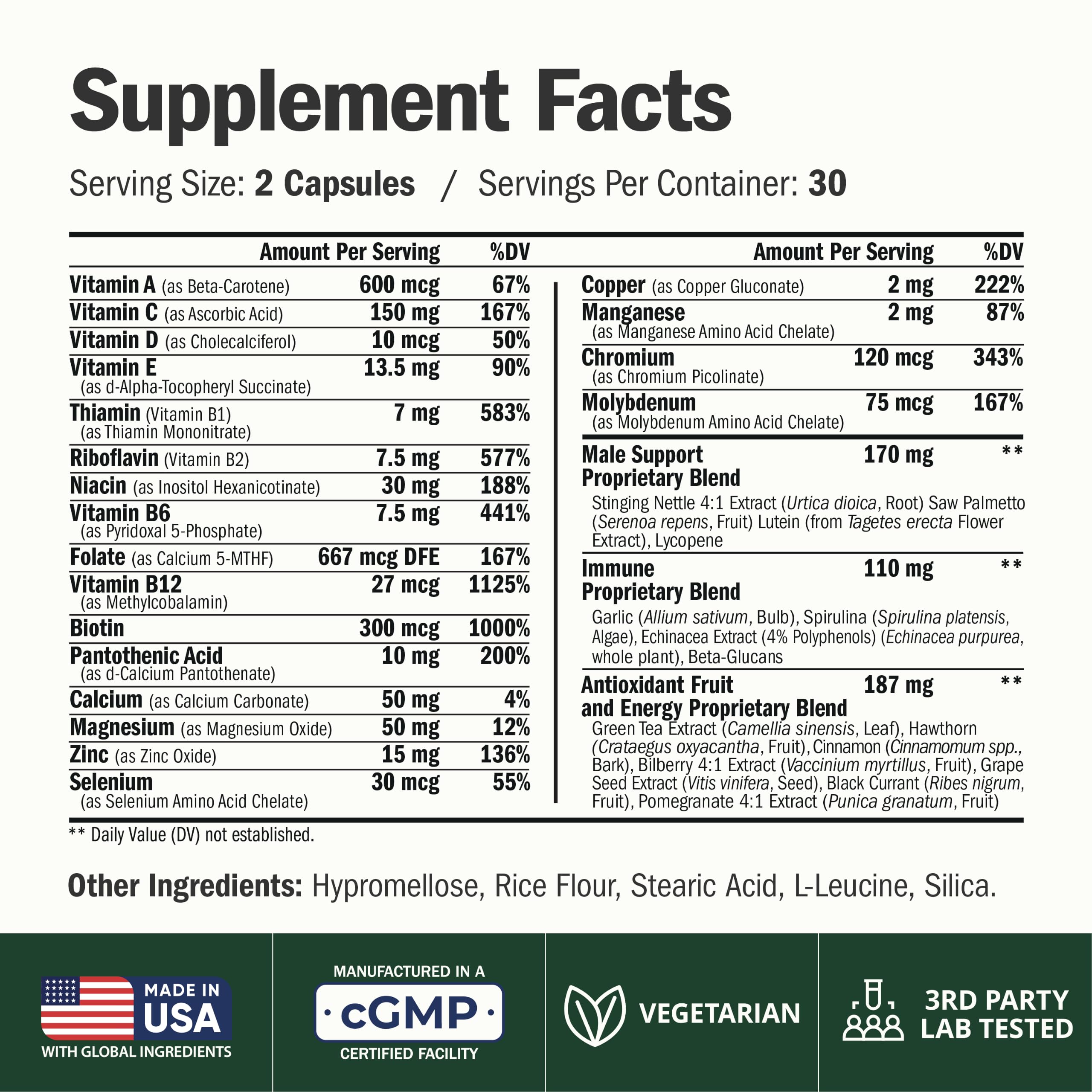 Vimerson Health bottle close-up highlighting capsule appearance and easy daily dosing