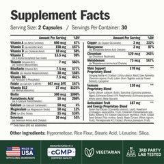 Vimerson Health bottle close-up highlighting capsule appearance and easy daily dosing