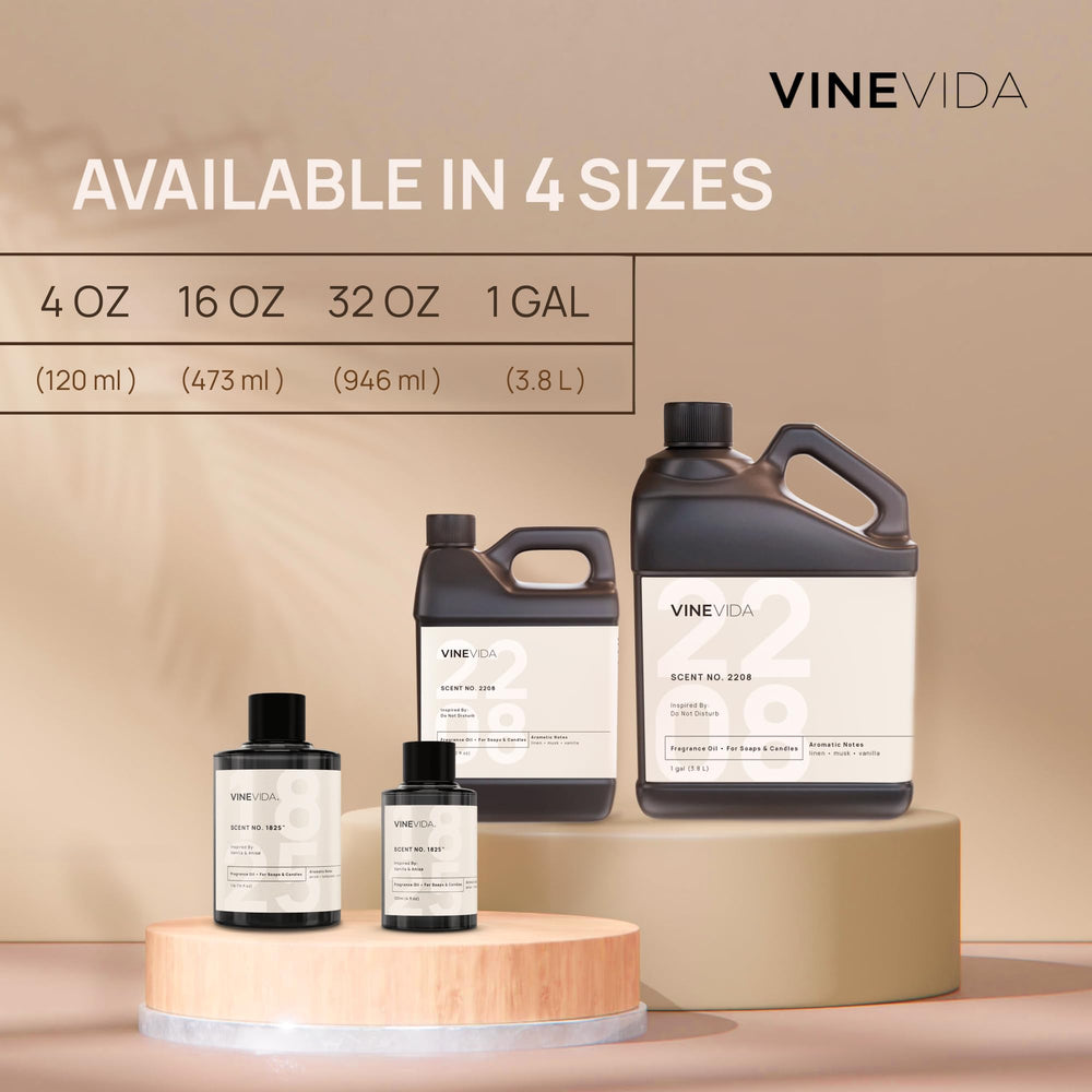 VINEVIDA bottle beside plug-in diffuser in living room for continuous fragrance