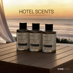 VINEVIDA label close-up highlighting scent No.1000 and clean formulation benefits