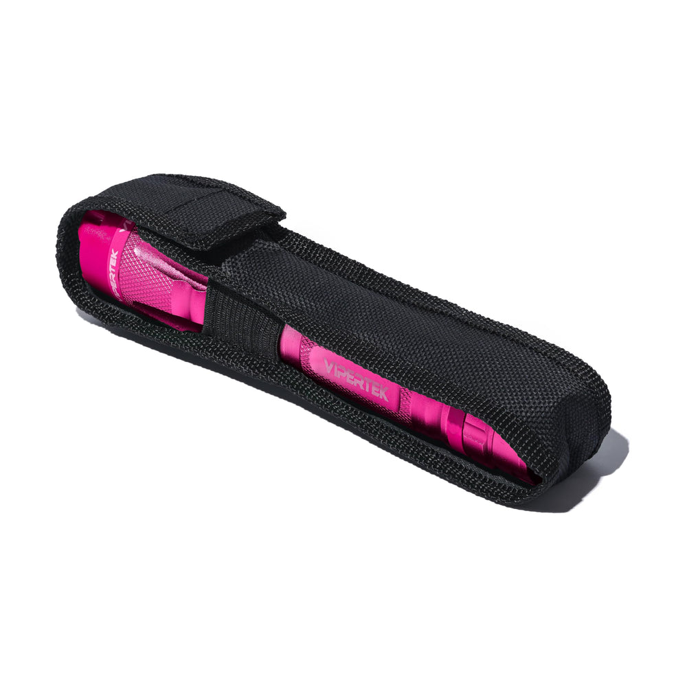 VIPERTEK used at night demonstrating flashlight and personal safety benefit