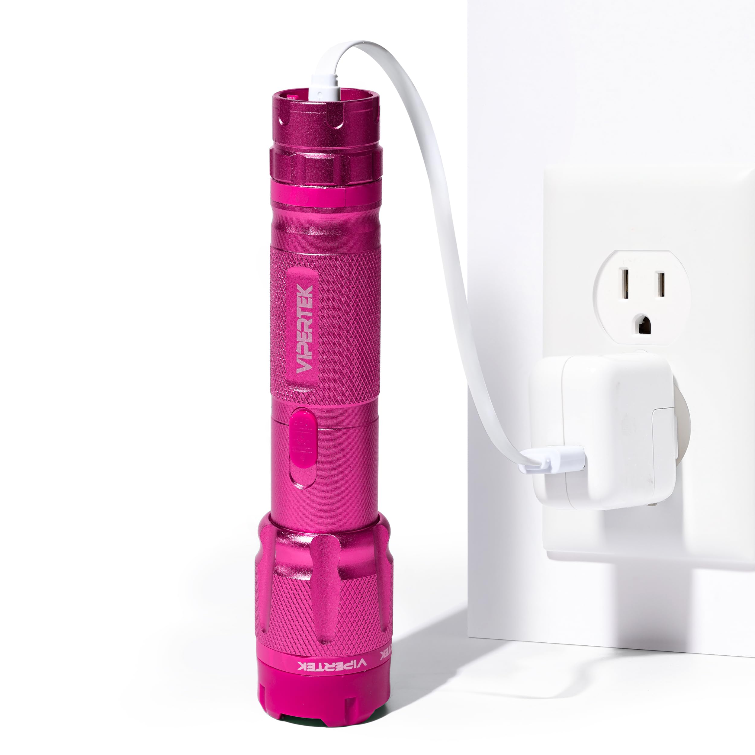 VIPERTEK textured aluminum body detail for secure grip and durability
