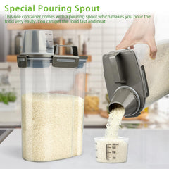 Viretec pouring spout detail for mess-free dispensing and accurate portions