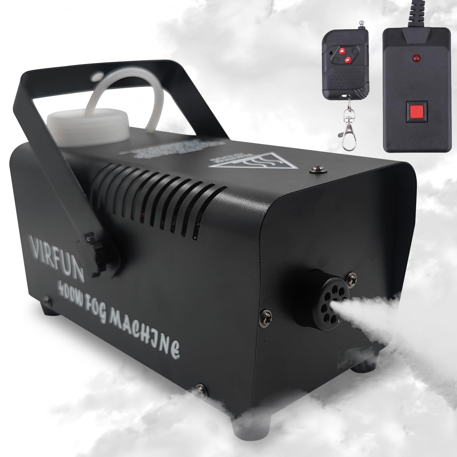 VIRFUN front view showing compact housing and quick setup benefit