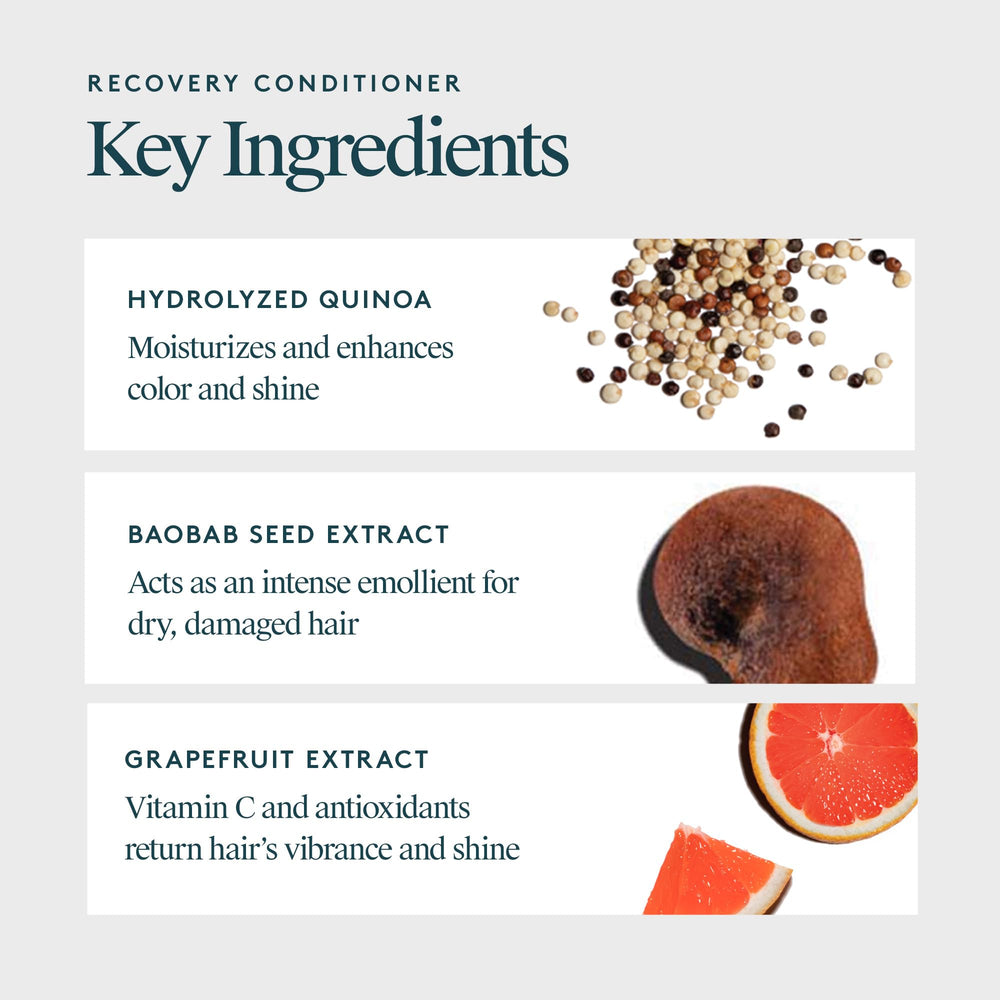 VIRTUE conditioner beside common items to indicate size and travel-friendly benefit