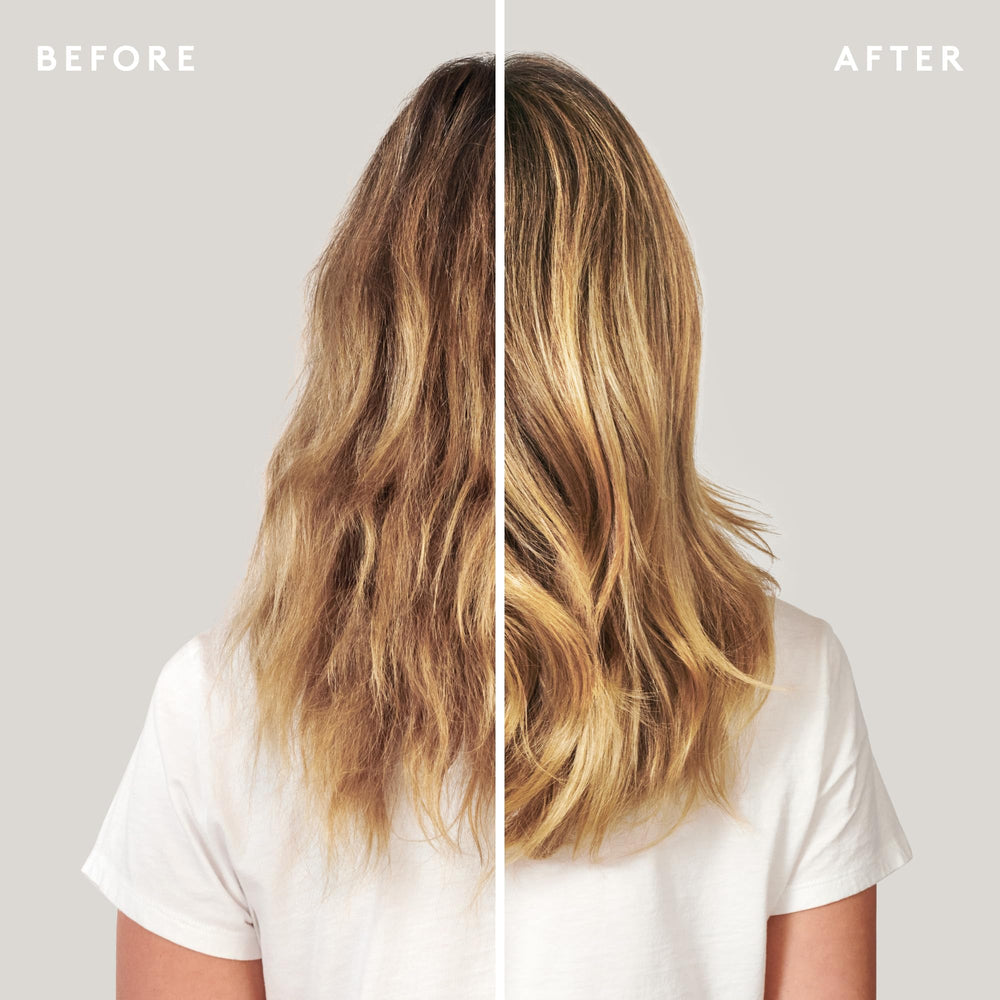 VIRTUE Recovery Shampoo and Conditioner duo together emphasizing combined repair benefit