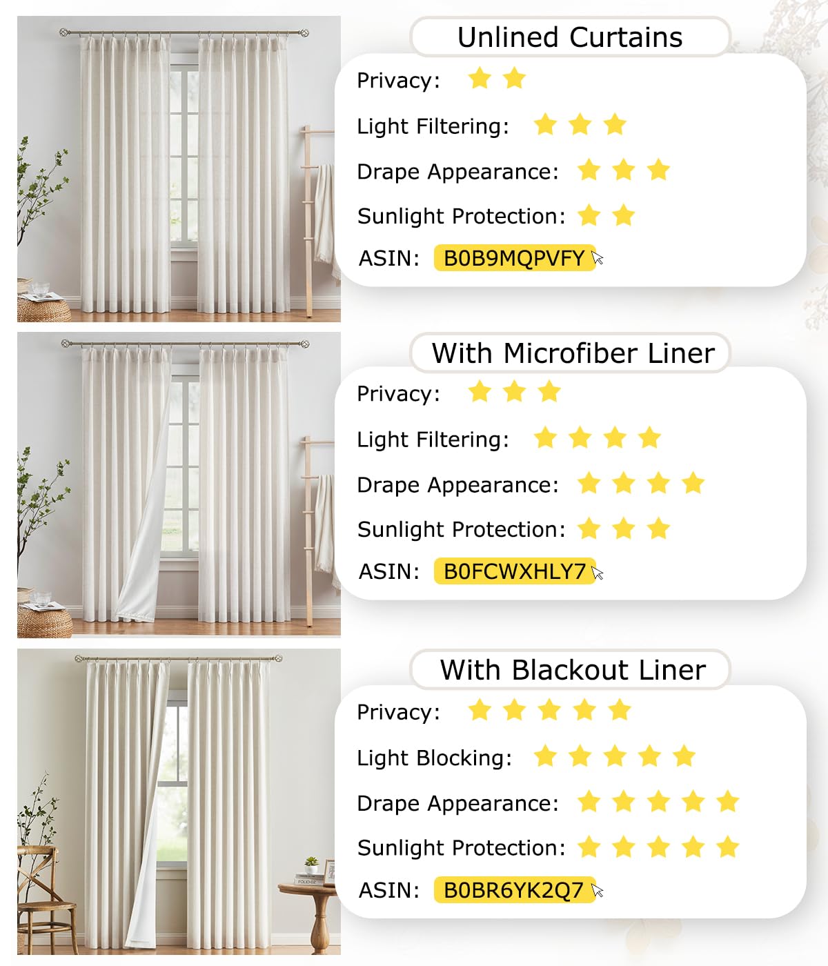 Vision Home bedroom with curtains closed demonstrating effective room darkening