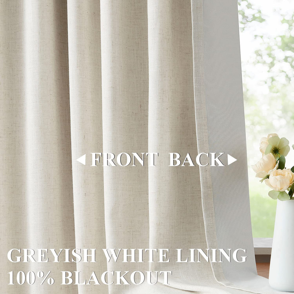 Vision Home close-up of linen-blend texture showing natural look and durable weave