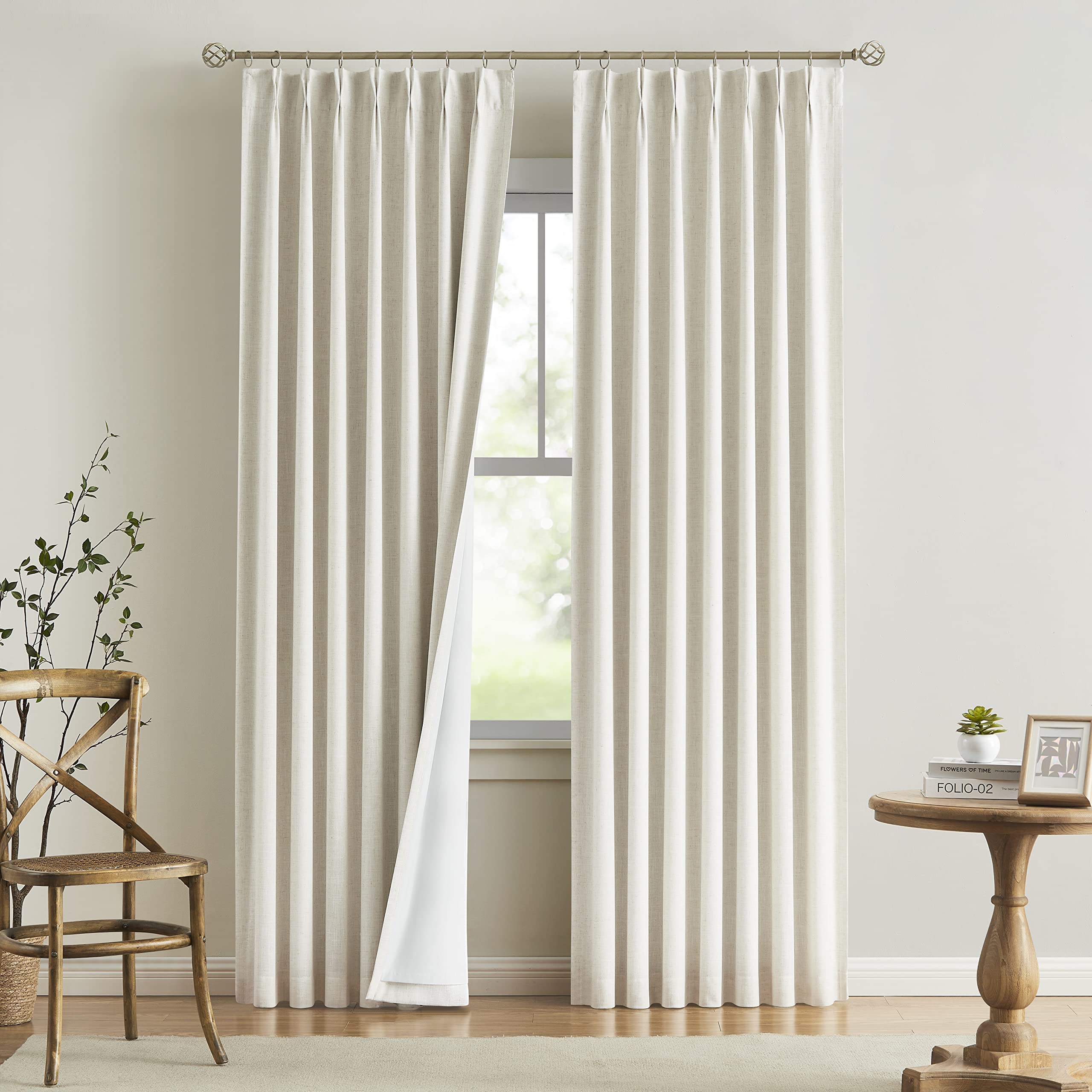 Vision Home front panel full length showing blackout benefit