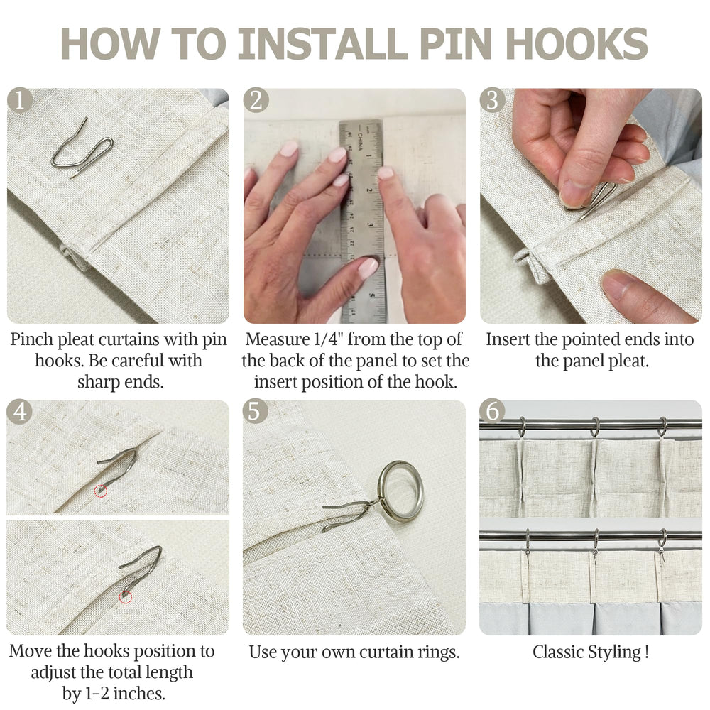 Vision Home pinch pleat detail giving tailored aesthetic benefit
