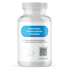 VISION PROTECTION softgels close-up highlighting easy-swallow mini format