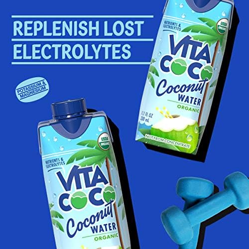 Vita Coco nutrition label and ingredients close-up displaying clear nutritional information