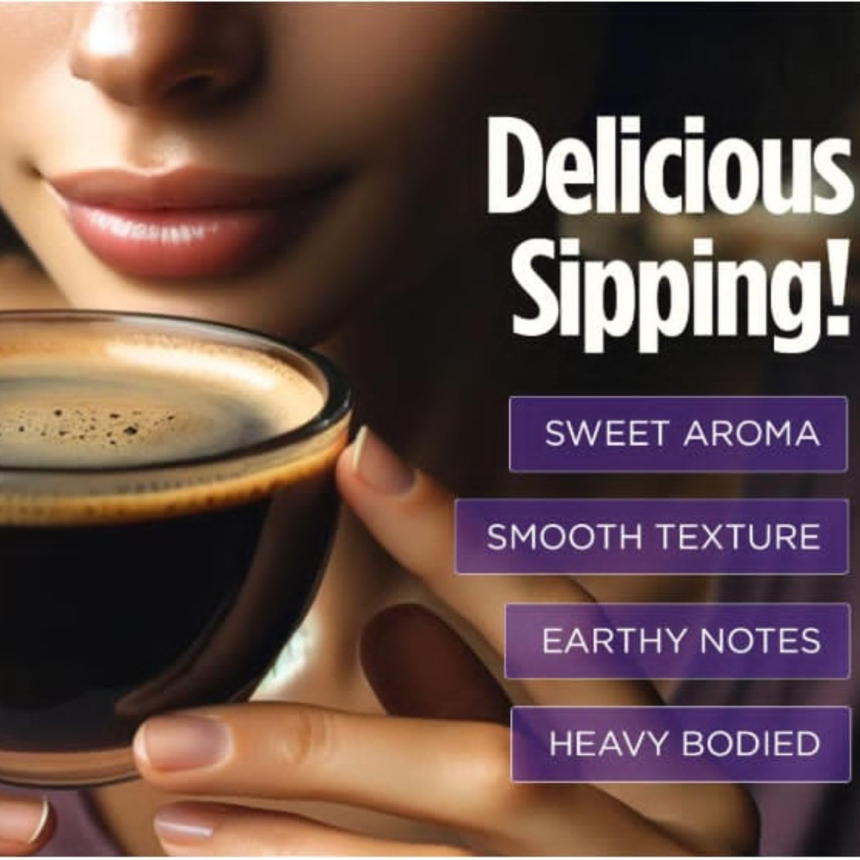 Hand holding a VitaCup pod to show size and single-serve convenience