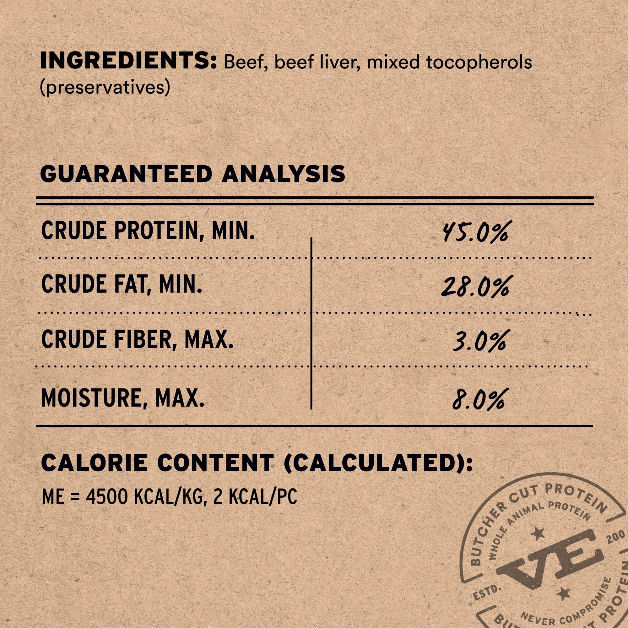 Vital Essentials pouring beef bites into palm for easy training rewards