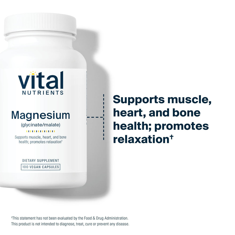 Vital Nutrients open bottle with capsules spilling illustrating dosage and convenient daily use