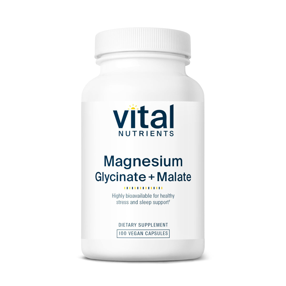 Vital Nutrients front packaging showing capsule bottle and clear labeling benefit clarity