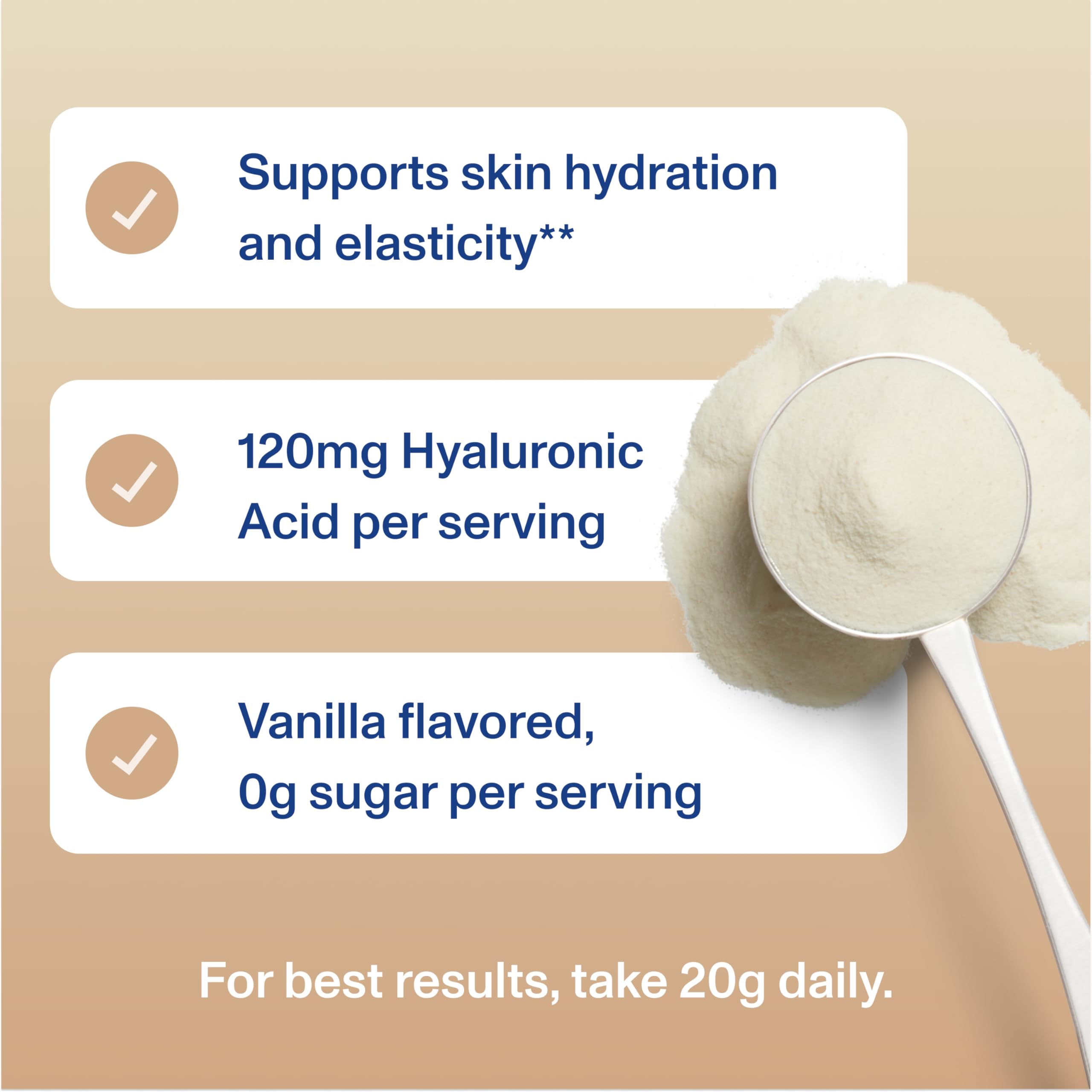 Vital Proteins container side with nutrition label for ingredient clarity