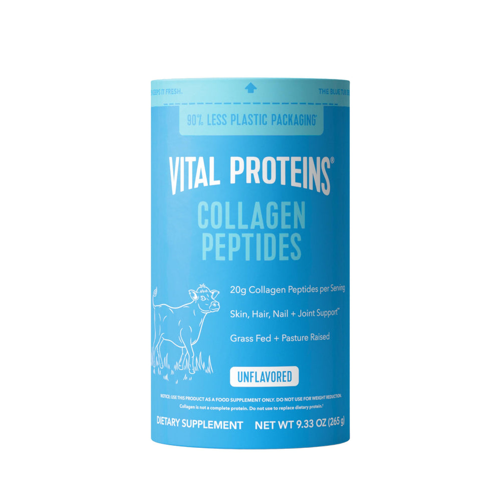 Vital Proteins front tub showing product and label, easy daily use