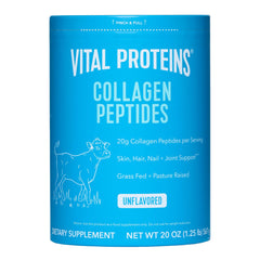 Vital Proteins front tub showing label and size for easy identification and trust