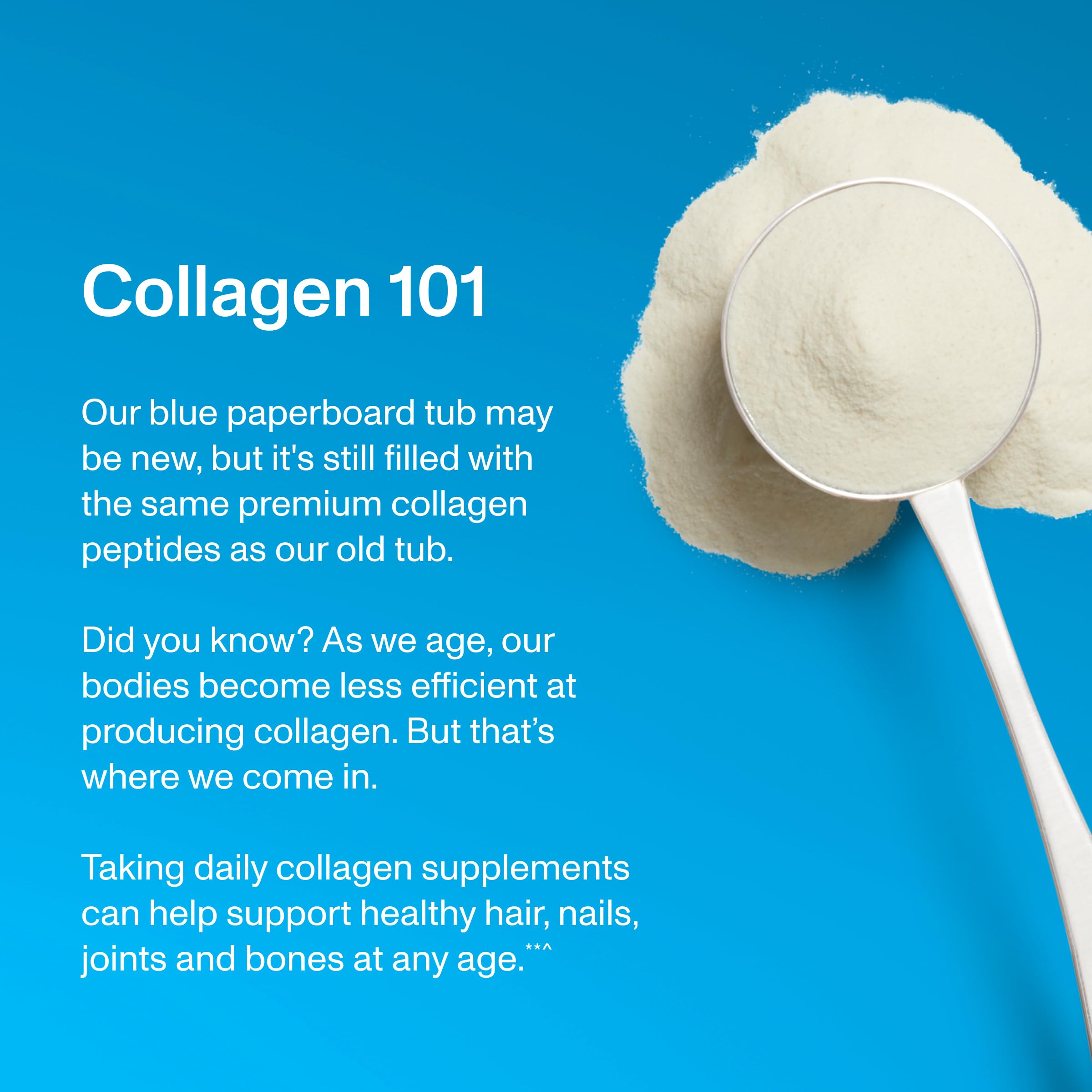 Vital Proteins scoop measuring serving size for accurate daily collagen intake
