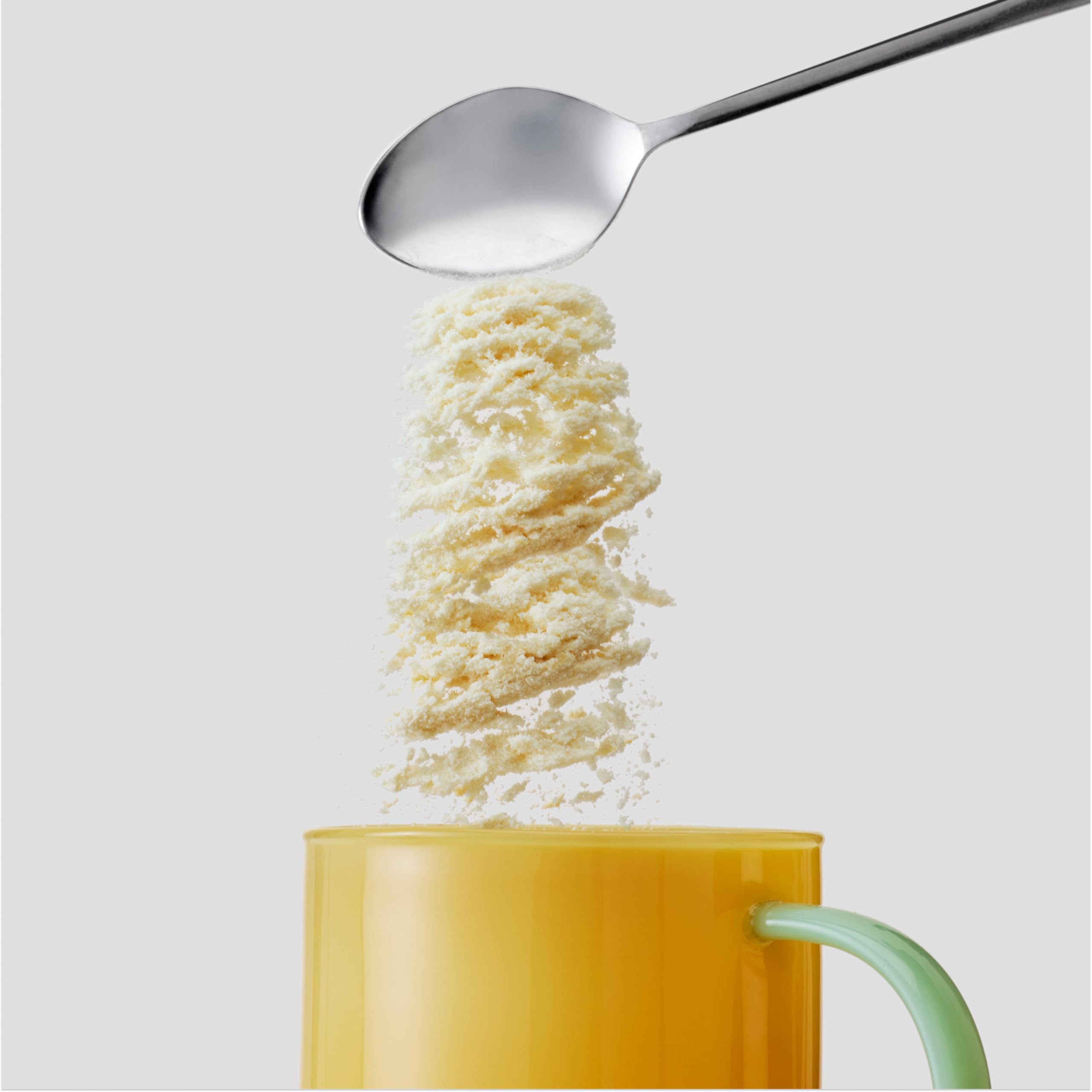 Vital Proteins tub in hand to show size and portability benefit