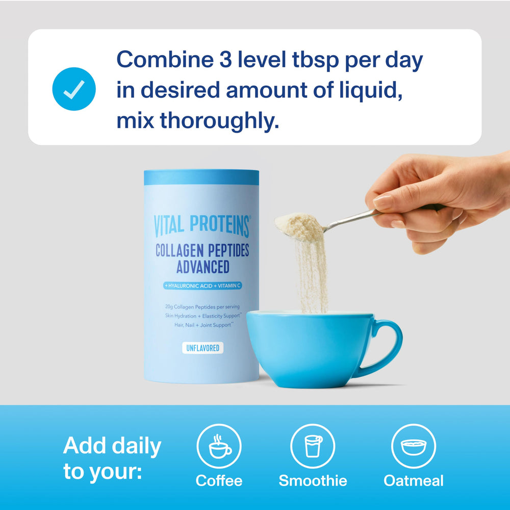 Vital Proteins blended into smoothie showing seamless integration benefit