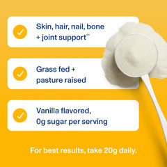 hot coffee blended with Vital Proteins vanilla collagen for smooth morning beverage