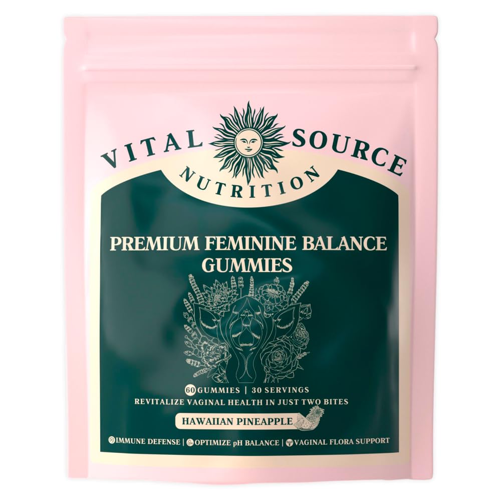 Vital Source Nutrition front pouch view showing branding and 60 gummies benefit