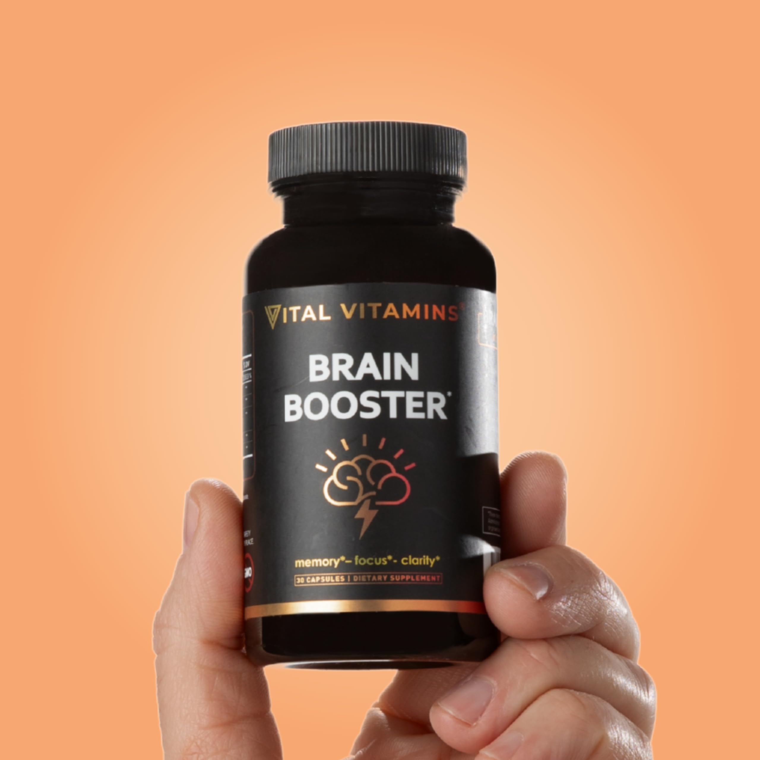 Vital Vitamins supplement facts label clearly showing ingredient transparency
