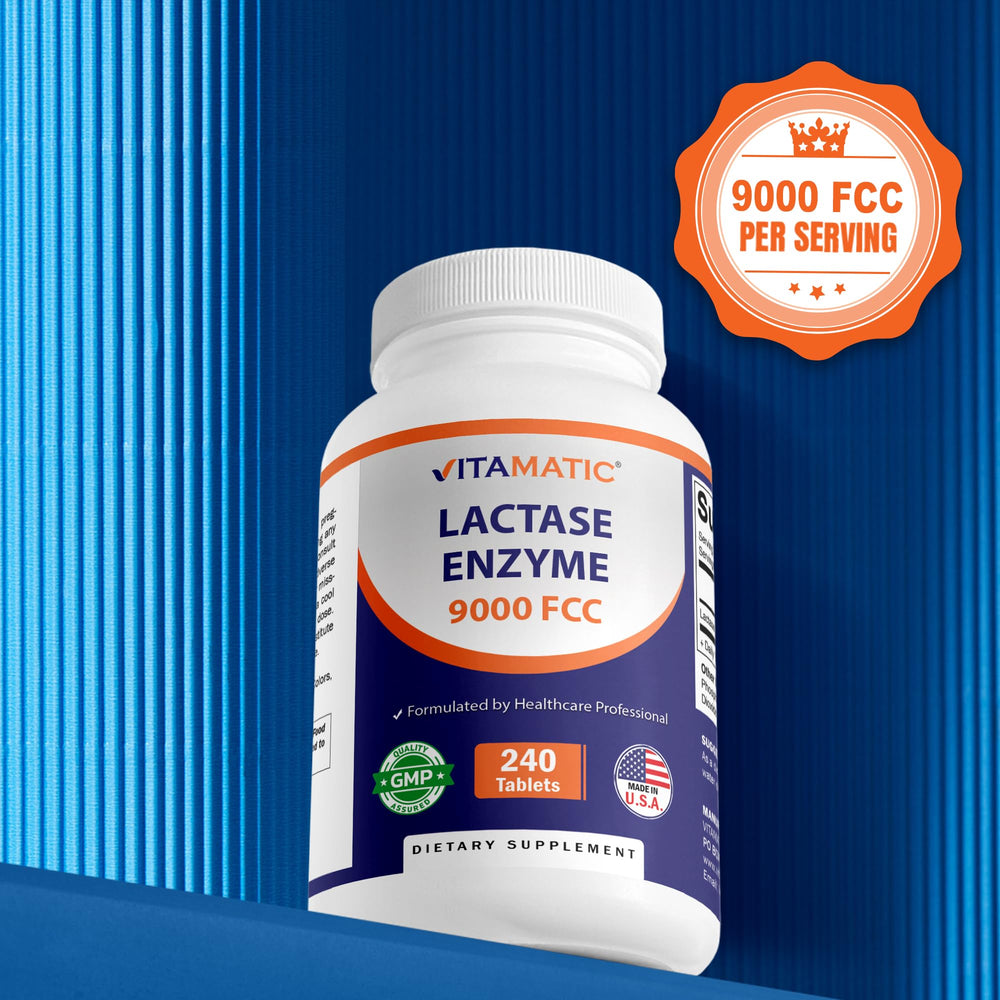 Vitamatic product label with nutrition and directions visible, ensuring clear usage information