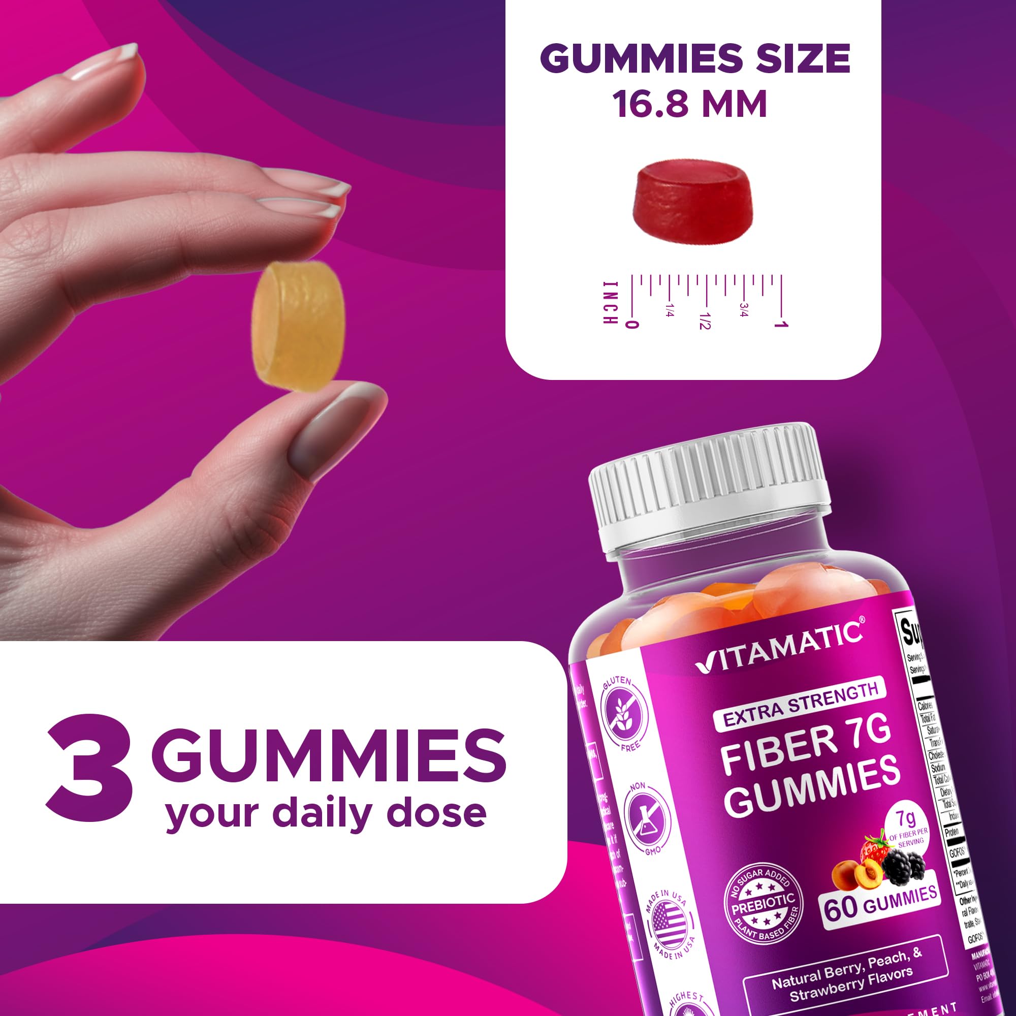 Vitamatic two-bottle pack beside a hand for scale showing quantity benefit