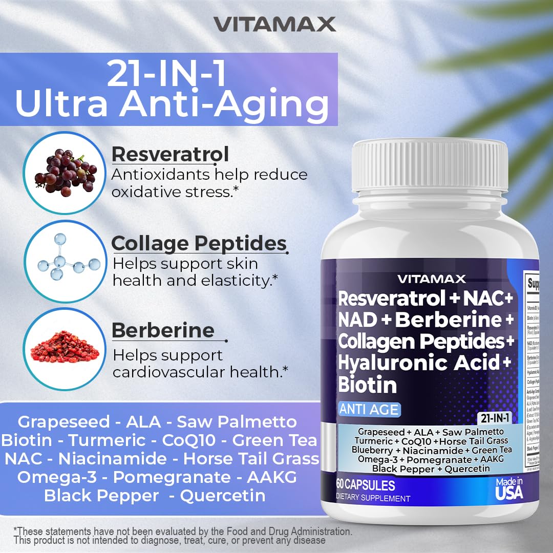 Vitamax bottle in hand scale comparison demonstrating compact travel size