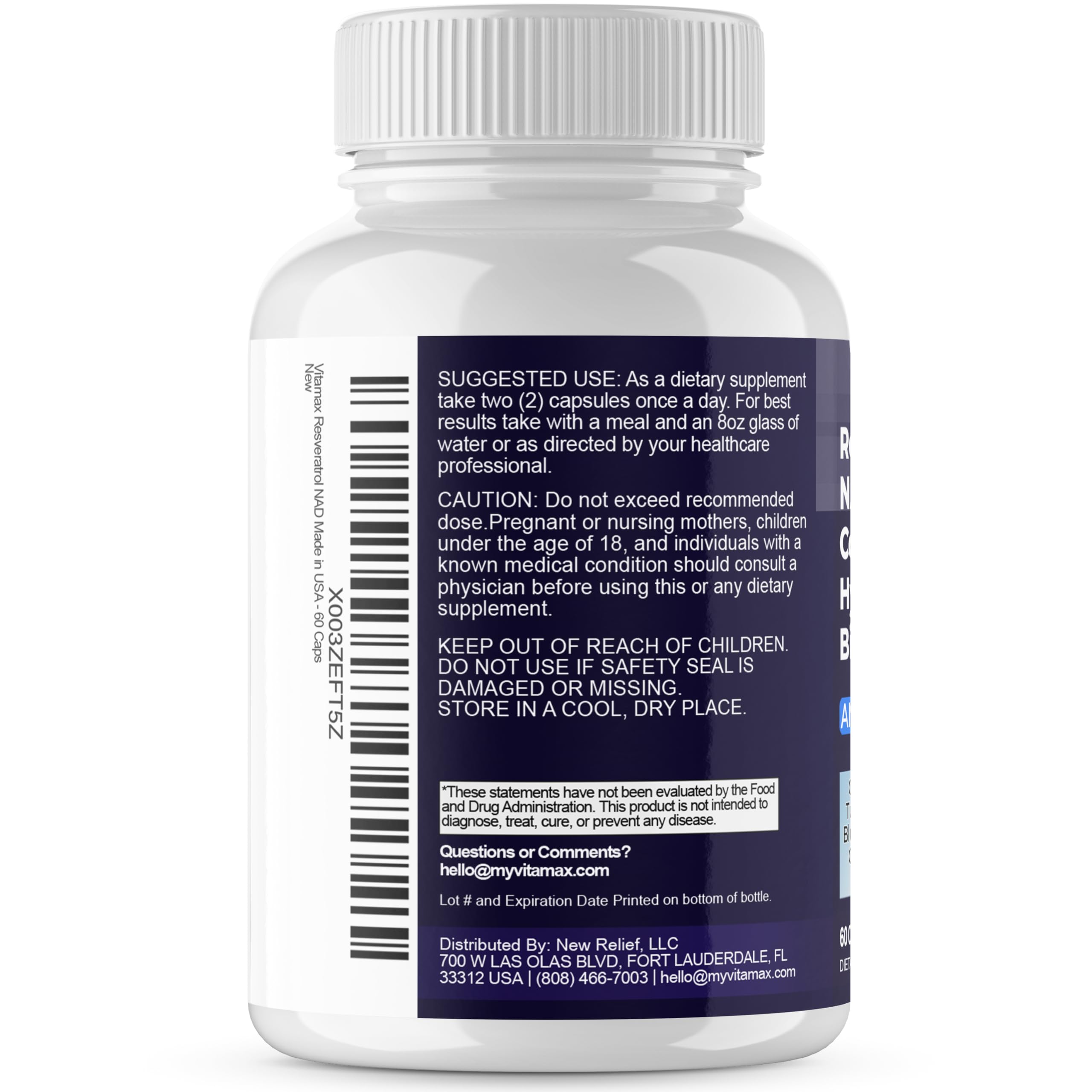 Vitamax bottle on bathroom vanity suggesting daily routine support
