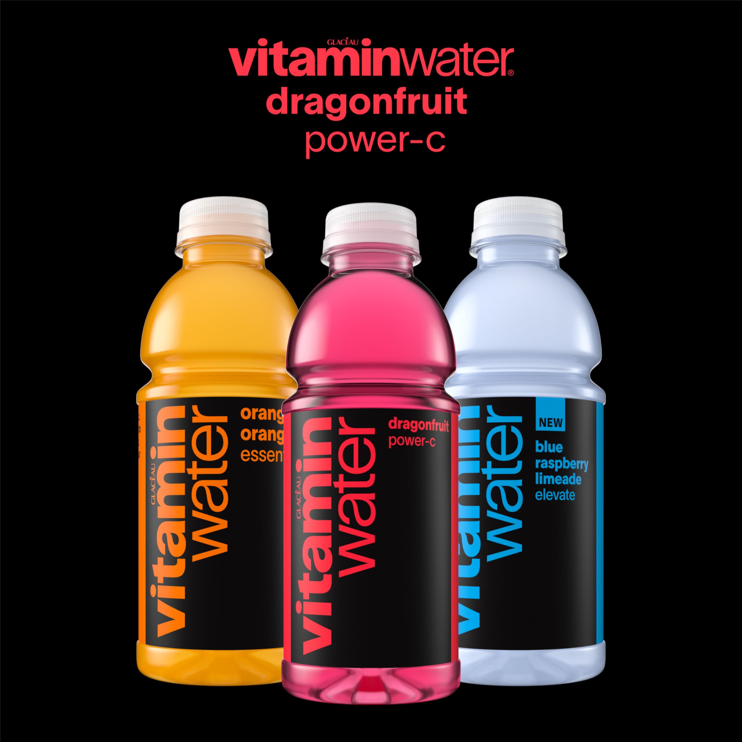 vitaminwater Power-C dragonfruit carried in backpack illustrating portable hydration benefit