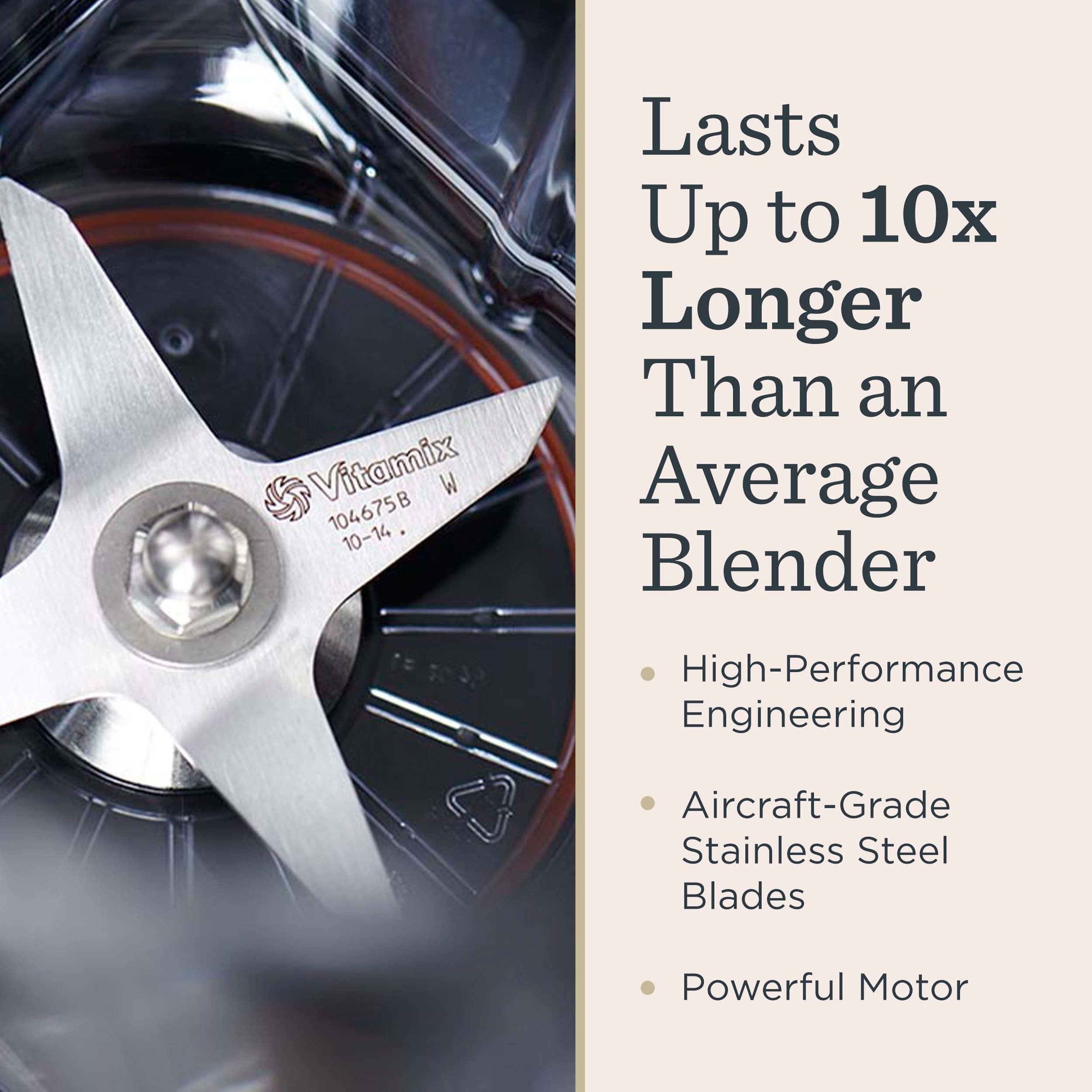 Vitamix VX1 self-cleaning cycle running for quick cleanup and hassle-free maintenance
