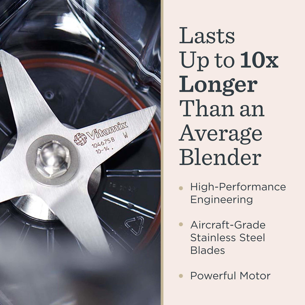 Vitamix VX1 self-cleaning cycle running for quick cleanup and hassle-free maintenance